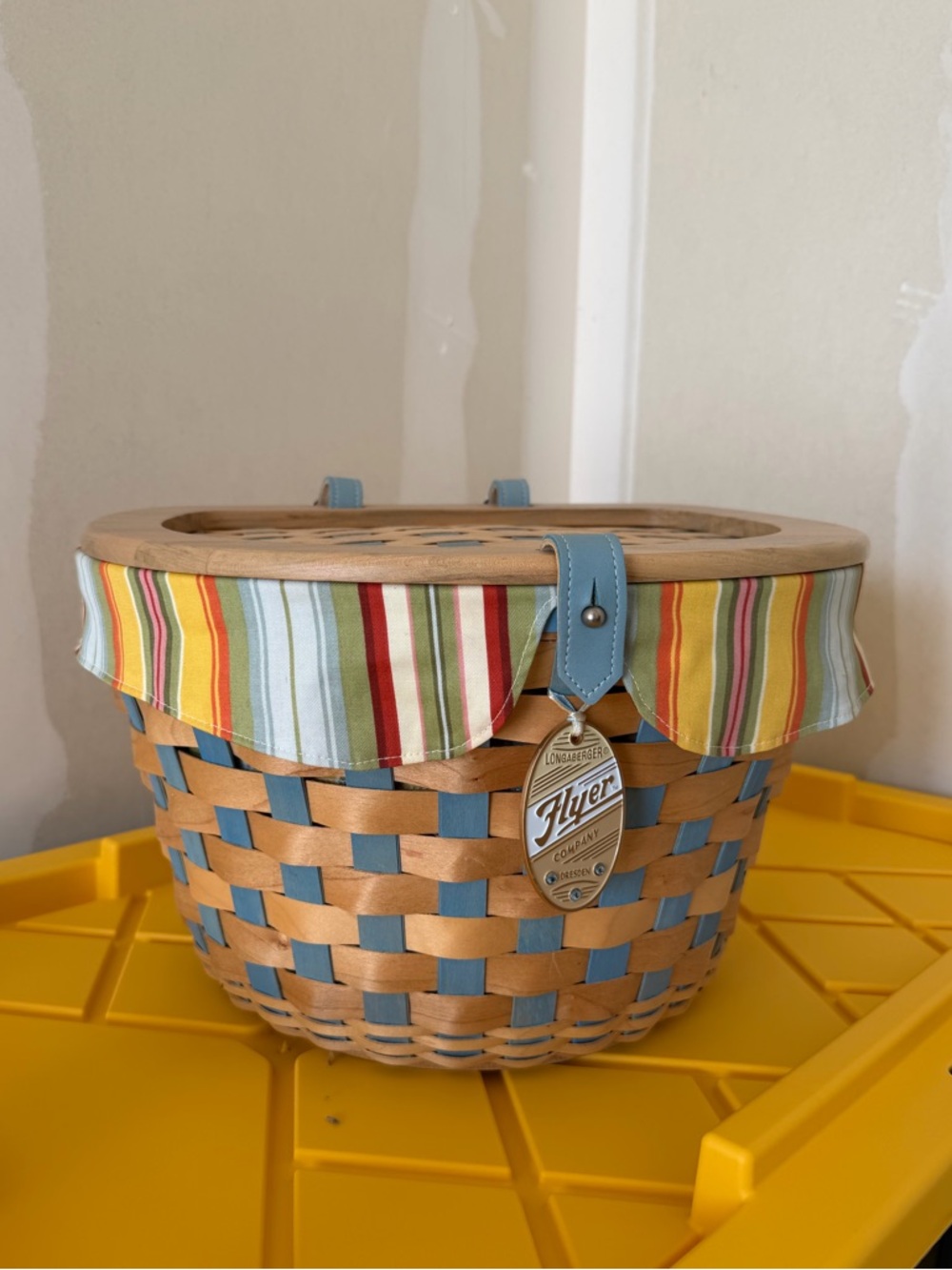 Longaberger bicycle basket